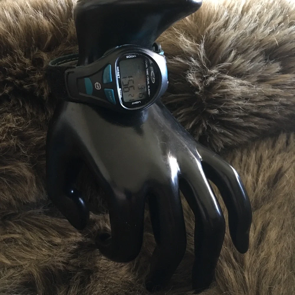 Dual time & alarm light mode unisex stop watch